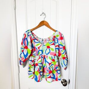 Michelle McDowell Color Me Happy Blouse Size Small